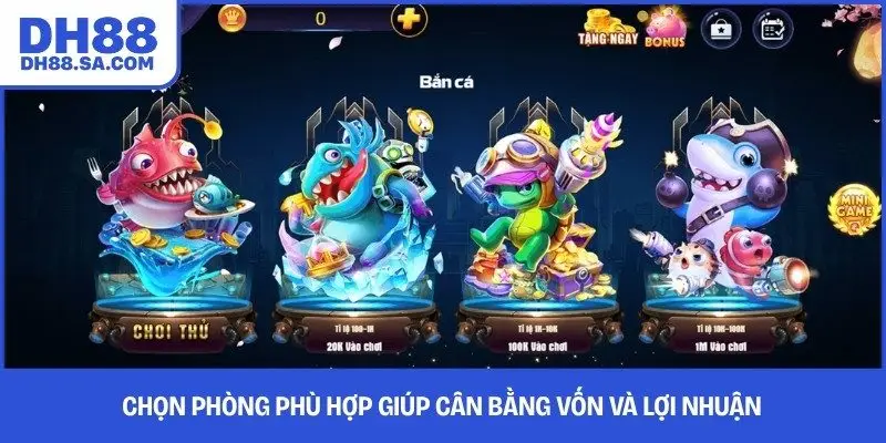 Chọn phòng phù hợp giúp cân bằng vốn và lợi nhuận